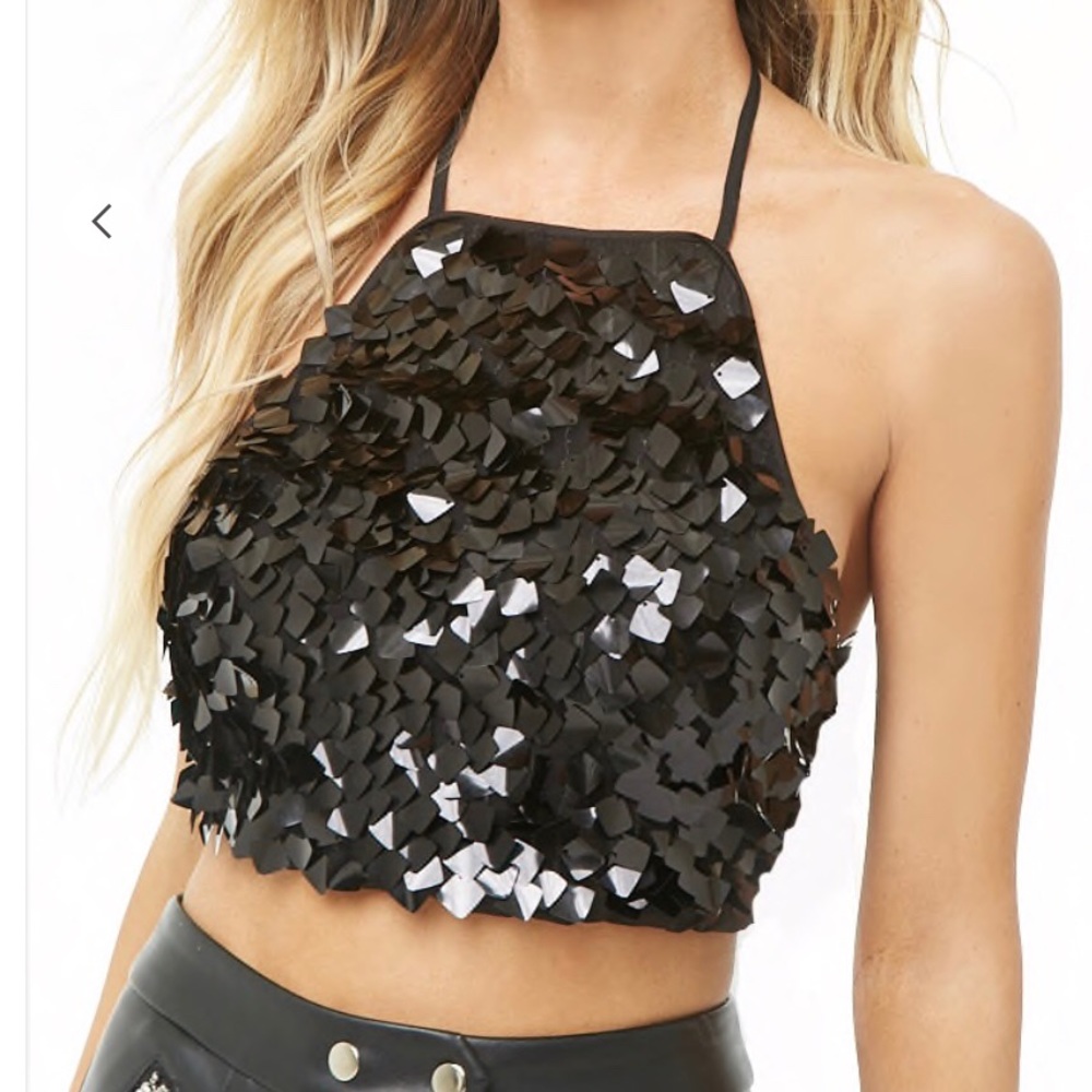 Sequence crop top. NWT Forever 21 rave festival